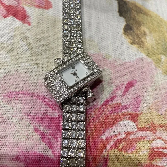 Suzanne Somers Collection Rhinestone Bling Watch New Without Tags Works Suzanne somers collection watch - Gem main image 2